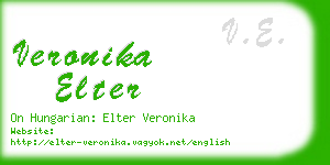 veronika elter business card